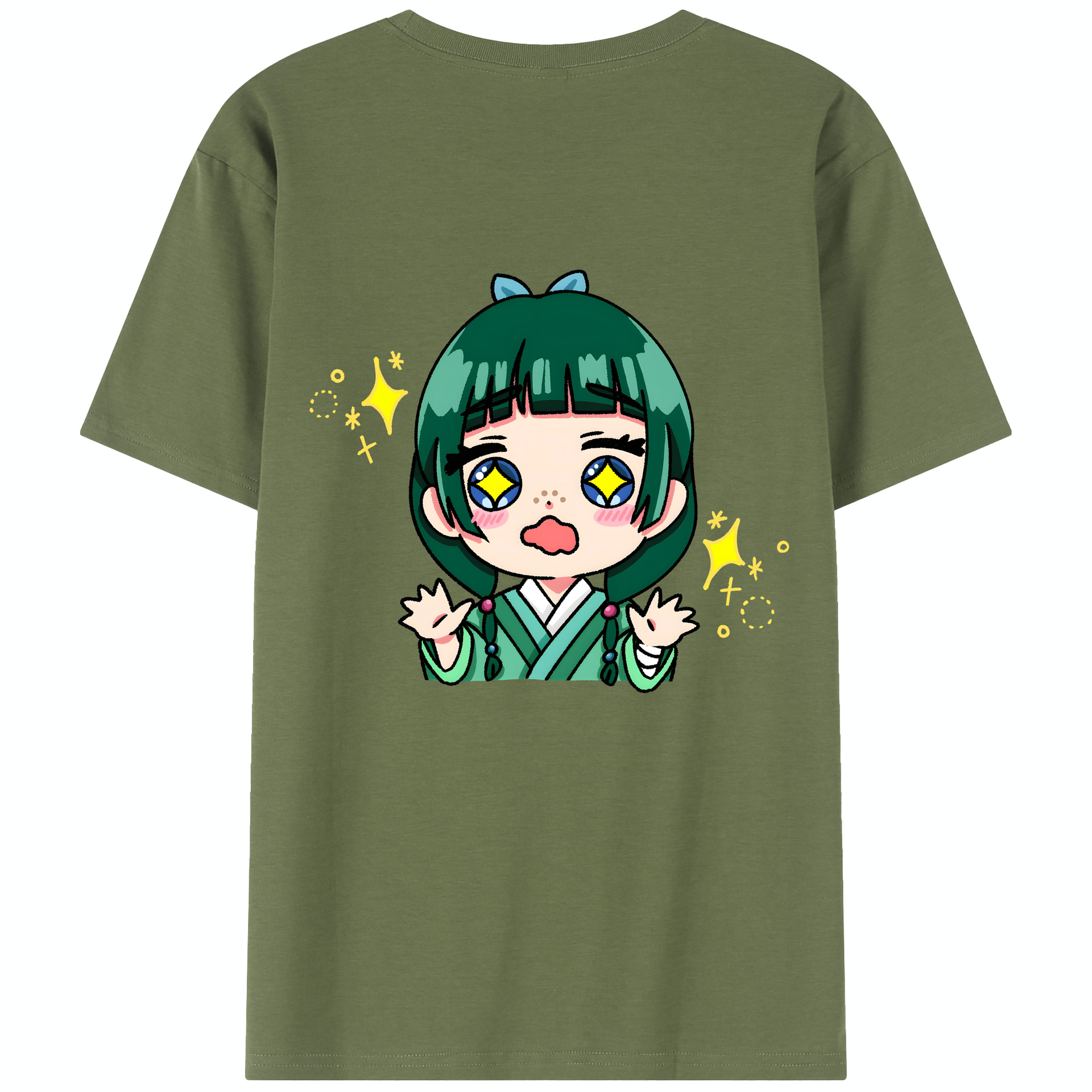 （画像用） 薬屋のひとりごと The Apothecary Diaries 綿100％半袖Tシャツ（背面プリント）